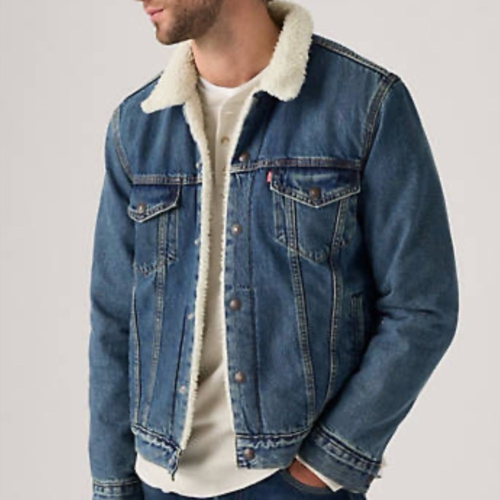 Levi’s men’s Sherpa denim jacket